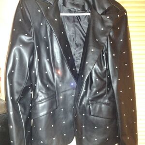 Black Studded Women's Jacket